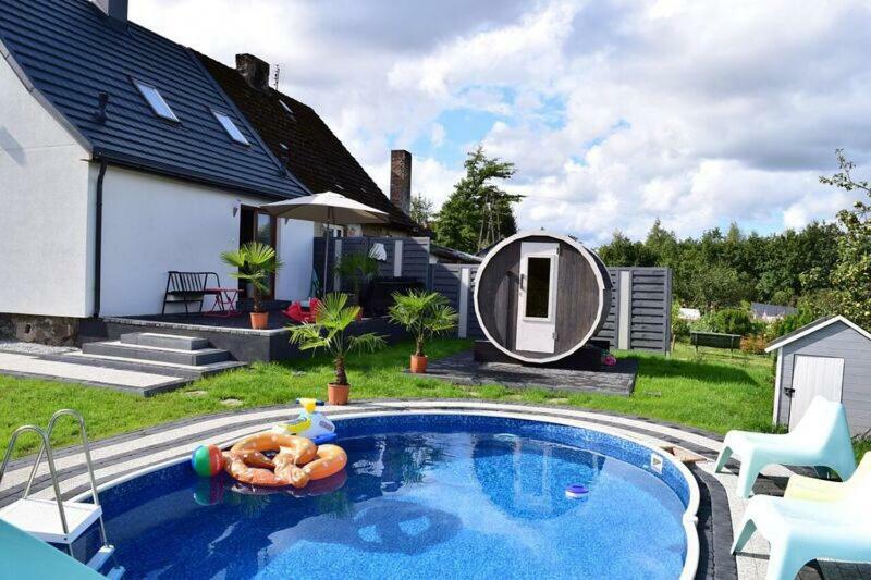 Las, Woda I Przygoda - Dom Z Sauna I Basenem Choczewo Exterior photo
